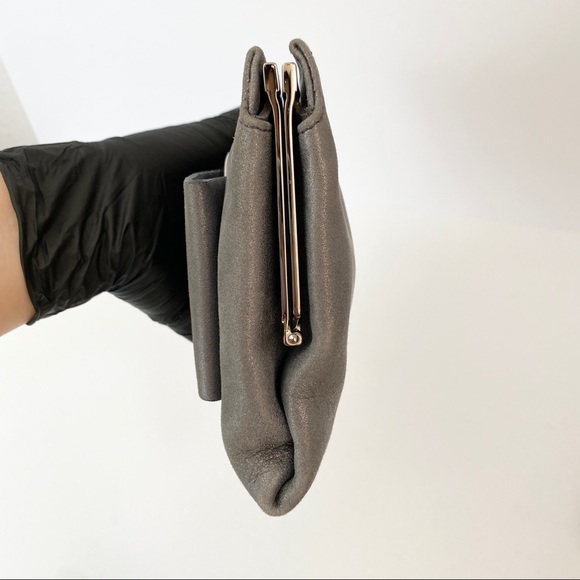Salvatore Ferragamo Bow Leather Clutch